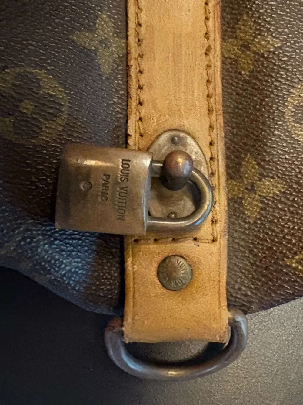 Authentic Vintage Louis Vuitton Keepall 55 Monogram Duffel Repair Project